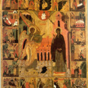 Благовещение, с житием Богородицы в 18-ти клеймах